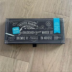 Chalkboard cheese marker set for charcuterie